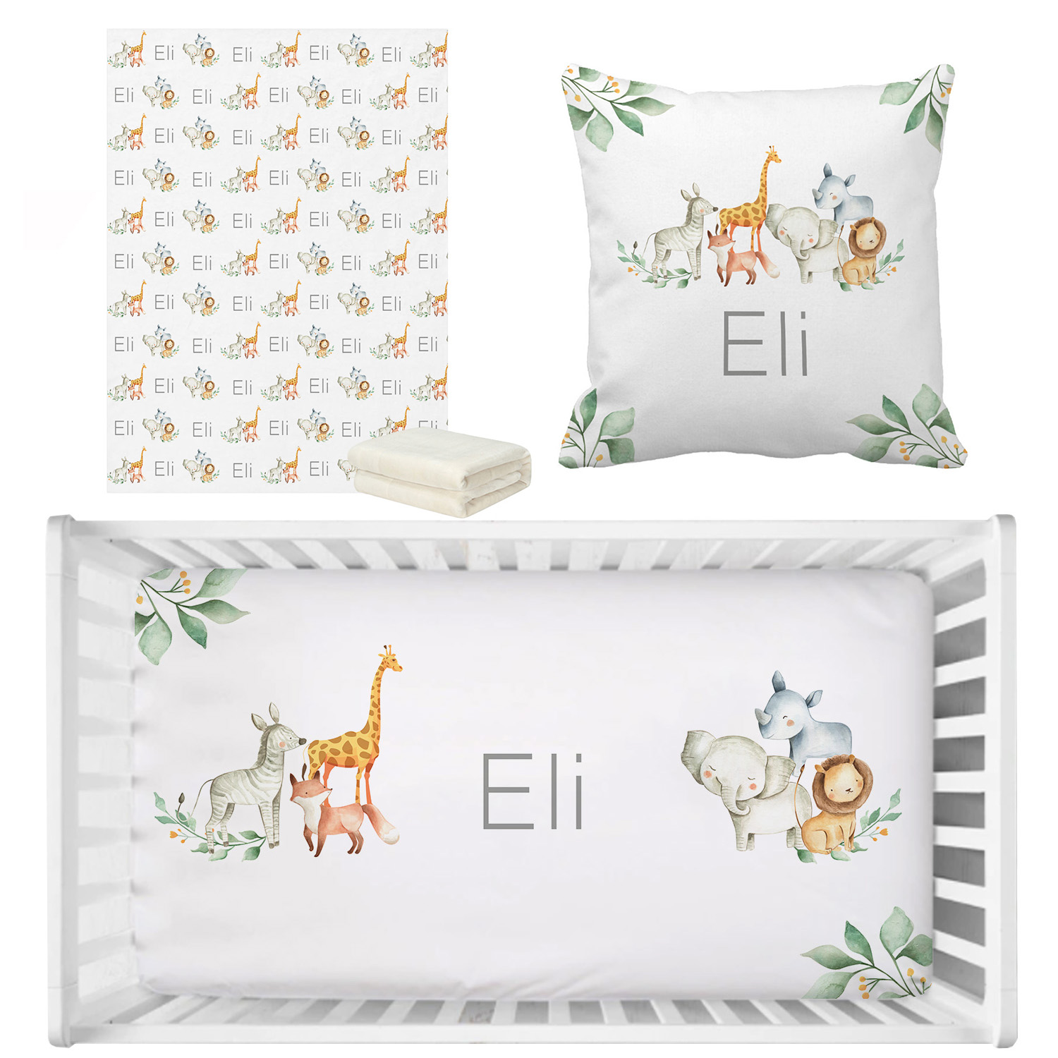 Baby Nursery Bedding Sets - LVYZIHO Zestaw pościeli do łóżeczka dziecięcego,