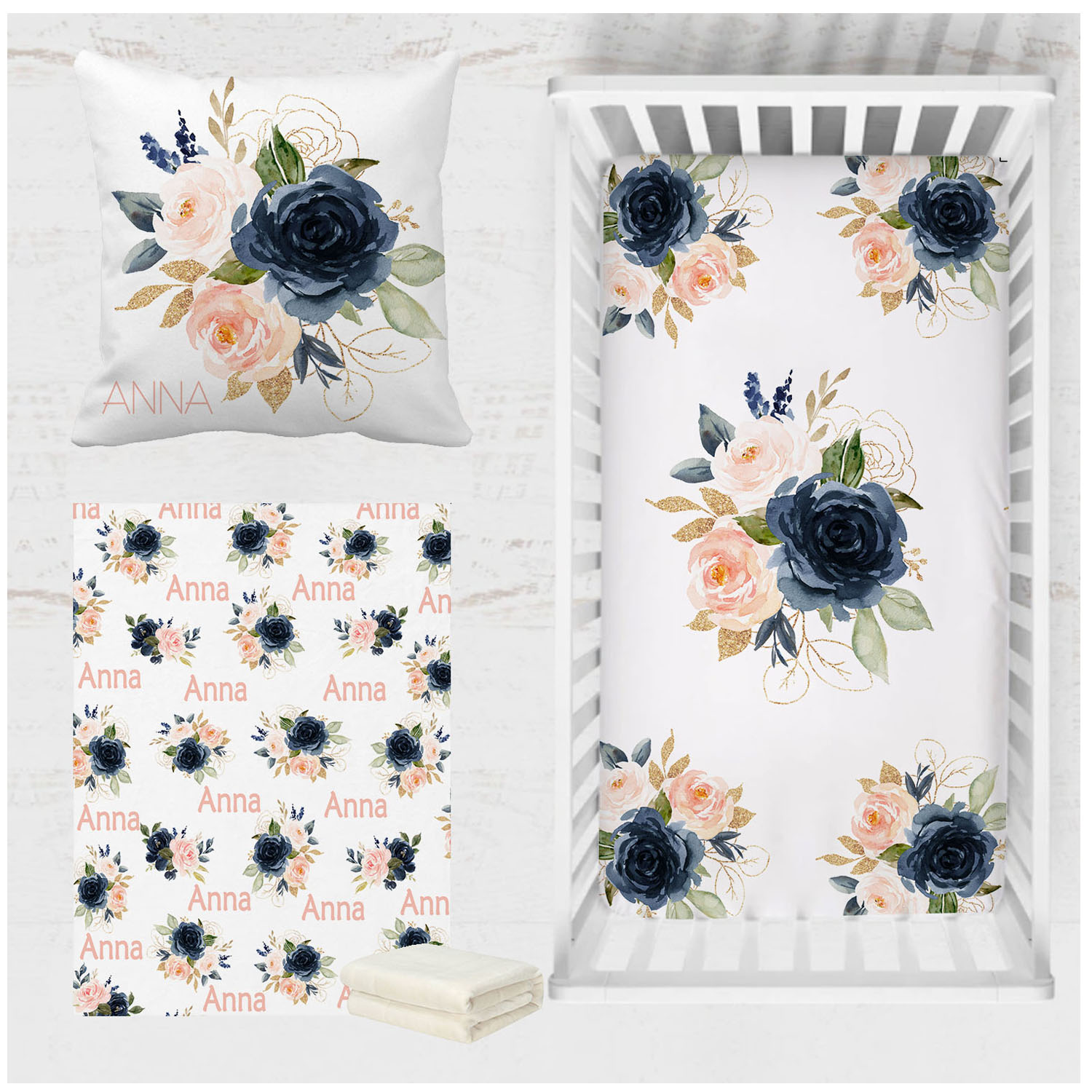 Baby Nursery Bedding Sets - Zestaw pościel niemowlęca dla dzieci LVYZIHO,