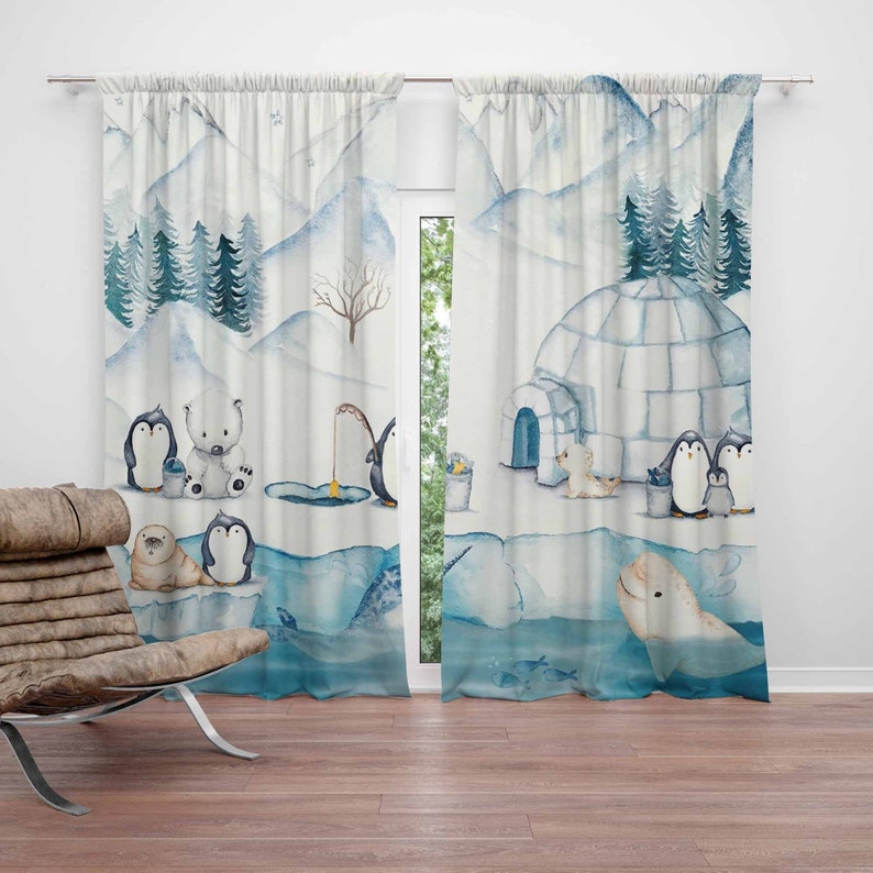 Baby Nursery Blackout Curtains - Zasłony do pokoju dziecięcego z motywem