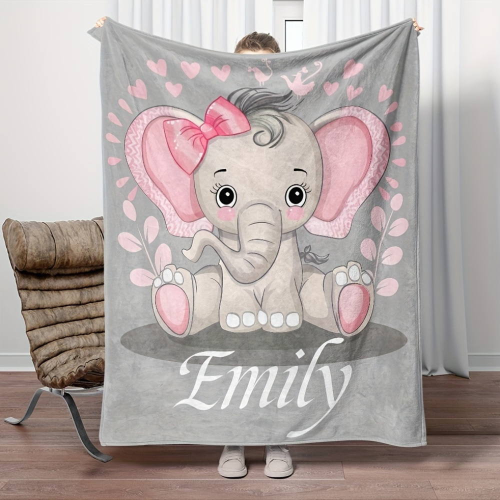 Baby Nursery Keepsake - Uroczy, personalizowany kocyk z imieniem małego