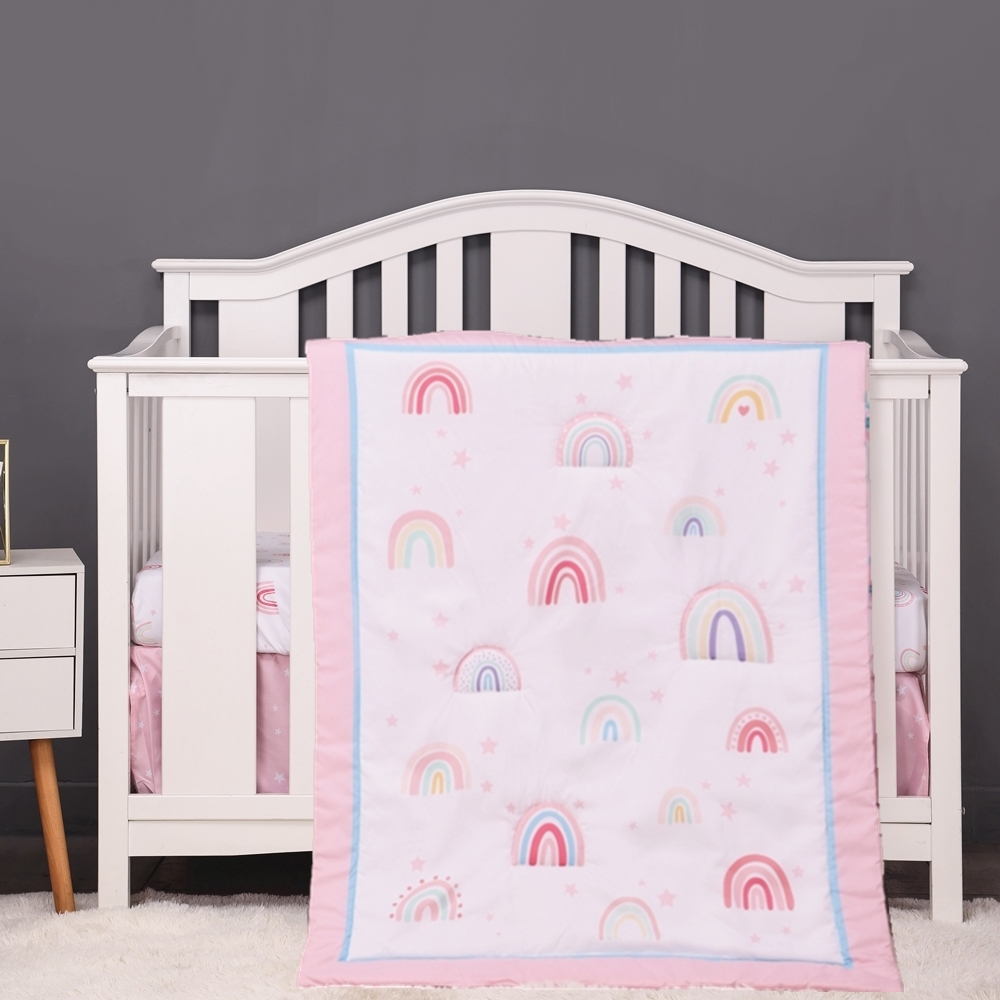 Baby Nursery Bedding Sets - 3-częściowy zestaw pościeli do łóżeczka dziecięcego