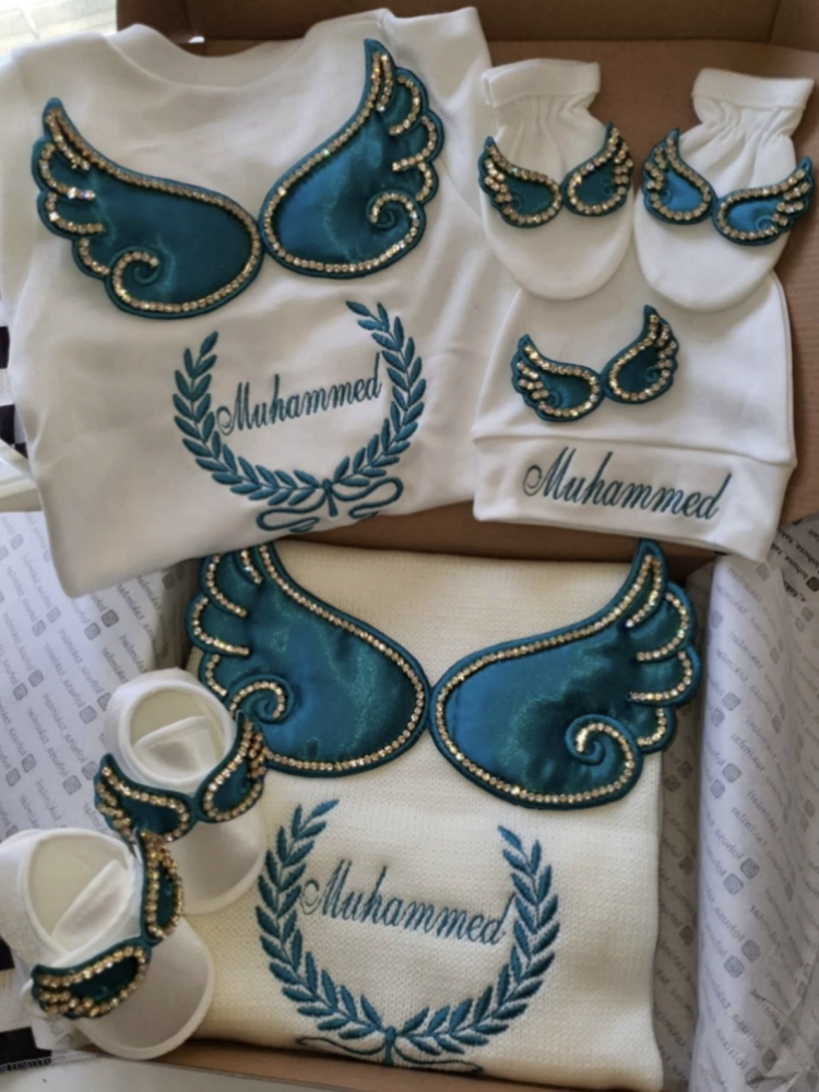 Baby Nursery Bedding Sets - Dollbling Hospital Exit 5 szt. Haftowane
