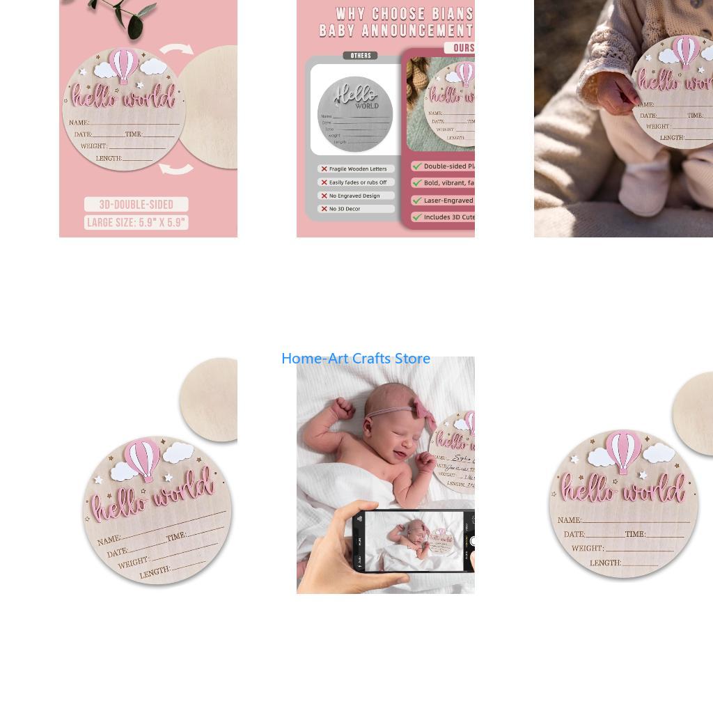 Y3NA drewniana tabliczka z imi – Baby Nursery Keepsake recenzja i cena