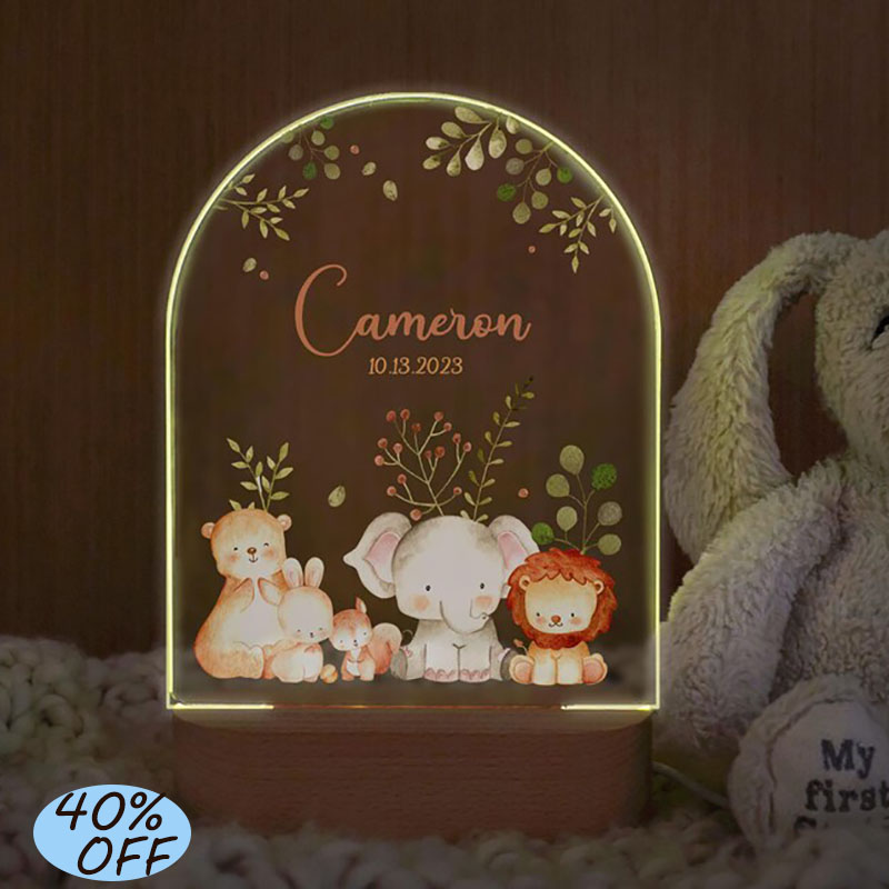 Lampka Nocna dla Dzieci z Włas – Baby Nursery Girl Room recenzja i cena