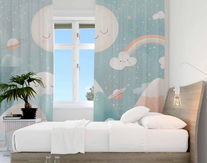Zasłony do pokoju dziecięcego  – Baby Nursery Blackout Curtains recenzja i cena