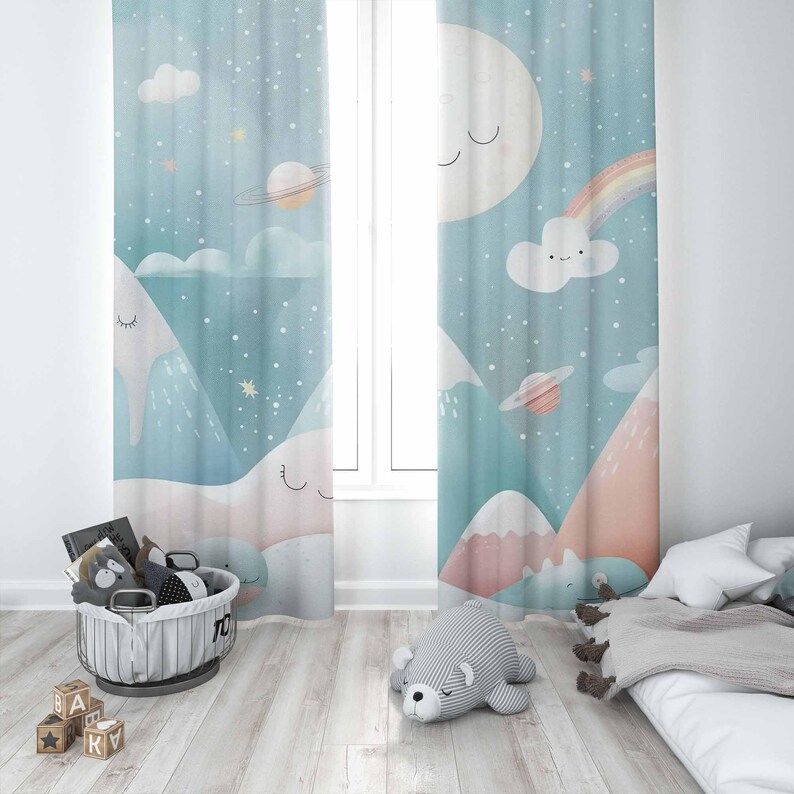 Zasłony do pokoju dziecięcego  – Baby Nursery Blackout Curtains recenzja i cena