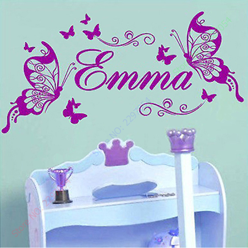 Nowe motyle spersonalizowana n – Baby Nursery Girl Room recenzja i cena