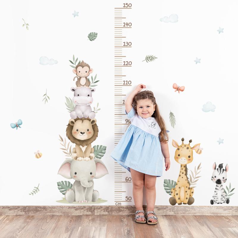 Nowa naklejka z miarką wzrostu – Baby Nursery Jungle Animals recenzja i cena
