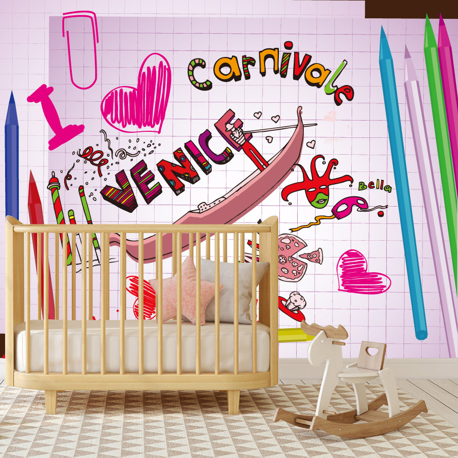Kreskówkowa, łatwa w aplikacji – Baby Nursery Peel And Stick Wallpaper recenzja i cena