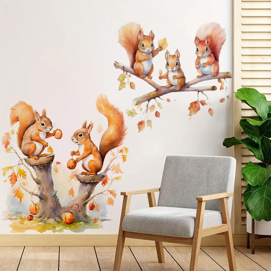 Cartoon śliczna ciepła wiewiór – Baby Nursery Tree recenzja i cena