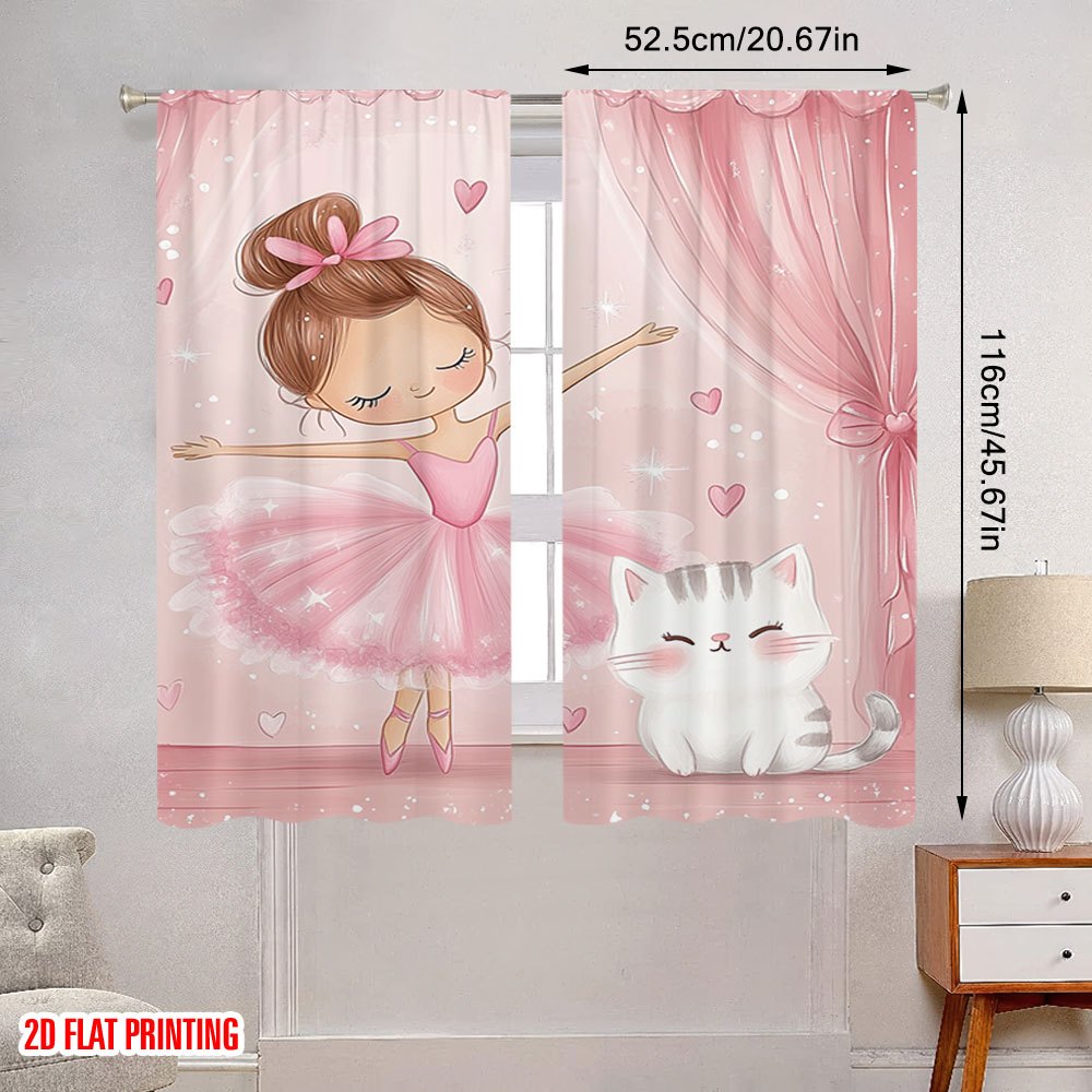 Różowe Zasłony z Motywem Baler – Baby Nursery Blackout Curtains recenzja i cena