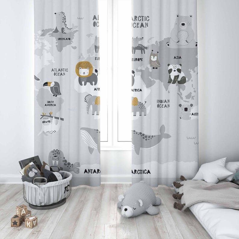 Zasłony do pokoju dziecięcego  – Baby Nursery Blackout Curtains recenzja i cena