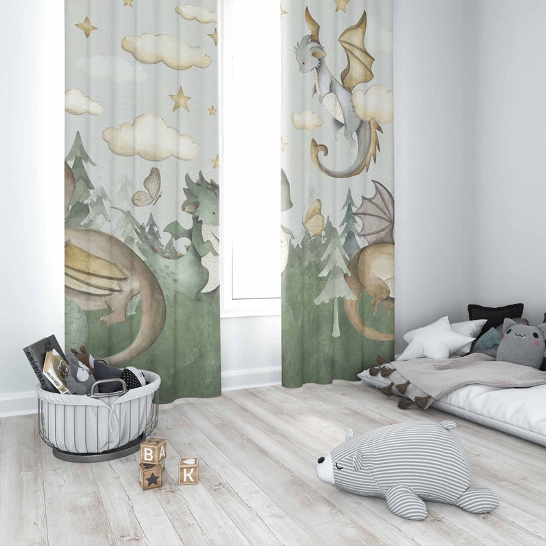 Zasłony do pokoju dziecięcego  – Baby Nursery Blackout Curtains recenzja i cena