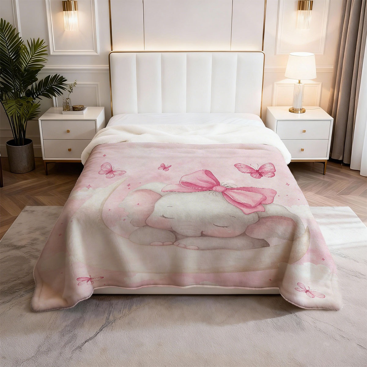 Pluszowy kocyk w kształcie sło – Baby Nursery Keepsake recenzja i cena