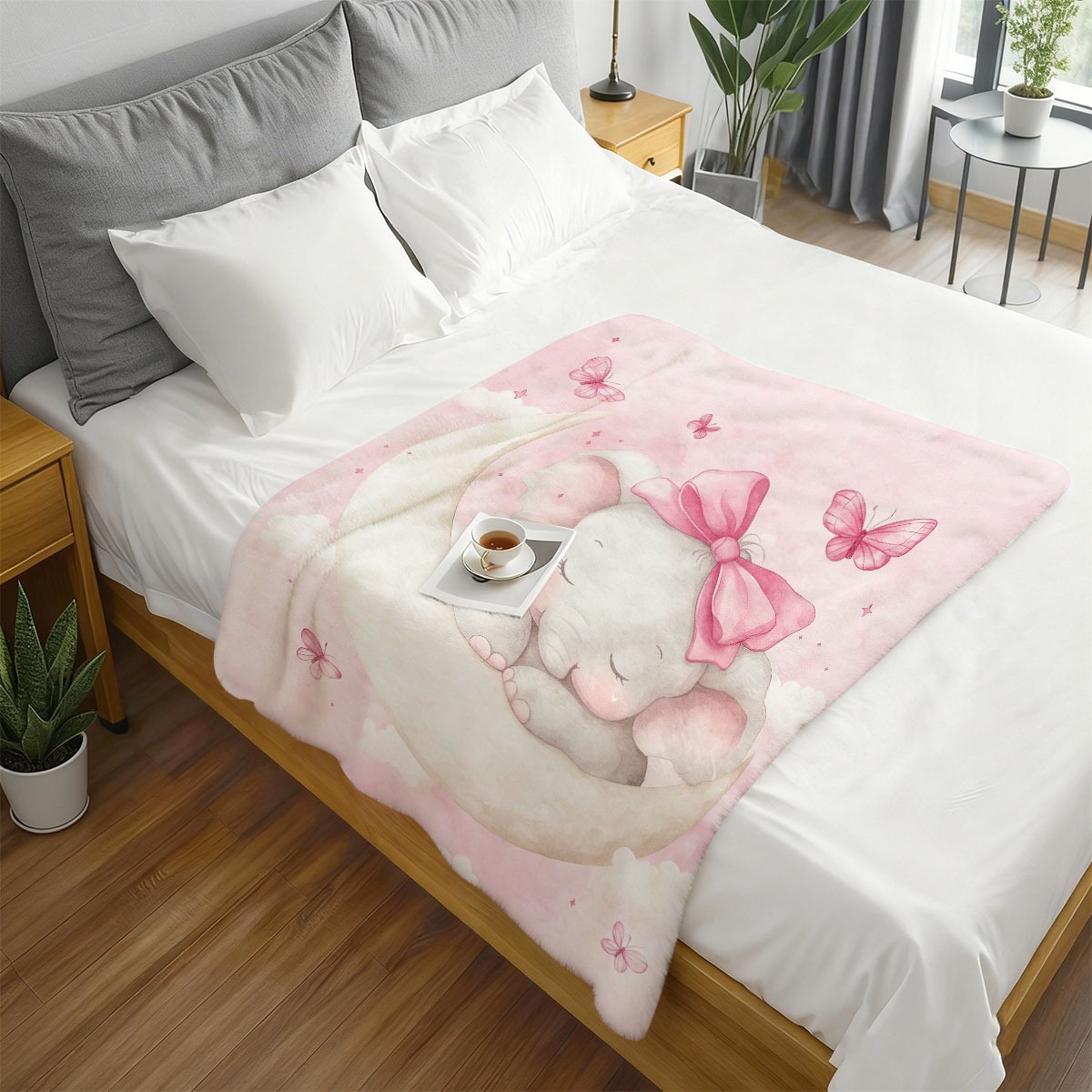Pluszowy kocyk w kształcie sło – Baby Nursery Keepsake recenzja i cena