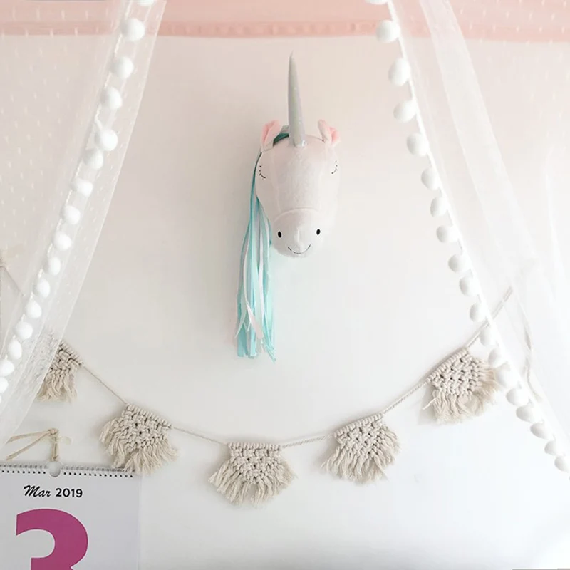 Pluszowa Głowa Jednorożca - Oz – Baby Nursery Girl Room recenzja i cena