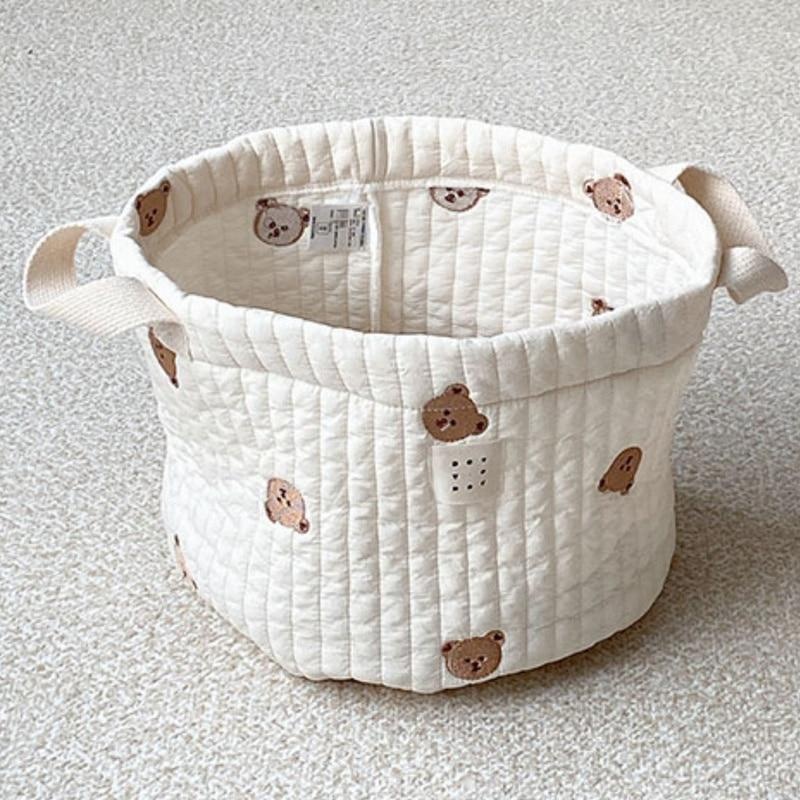 Słodki miś haftowany worek na  – Diaper Caddy Organizer recenzja i cena