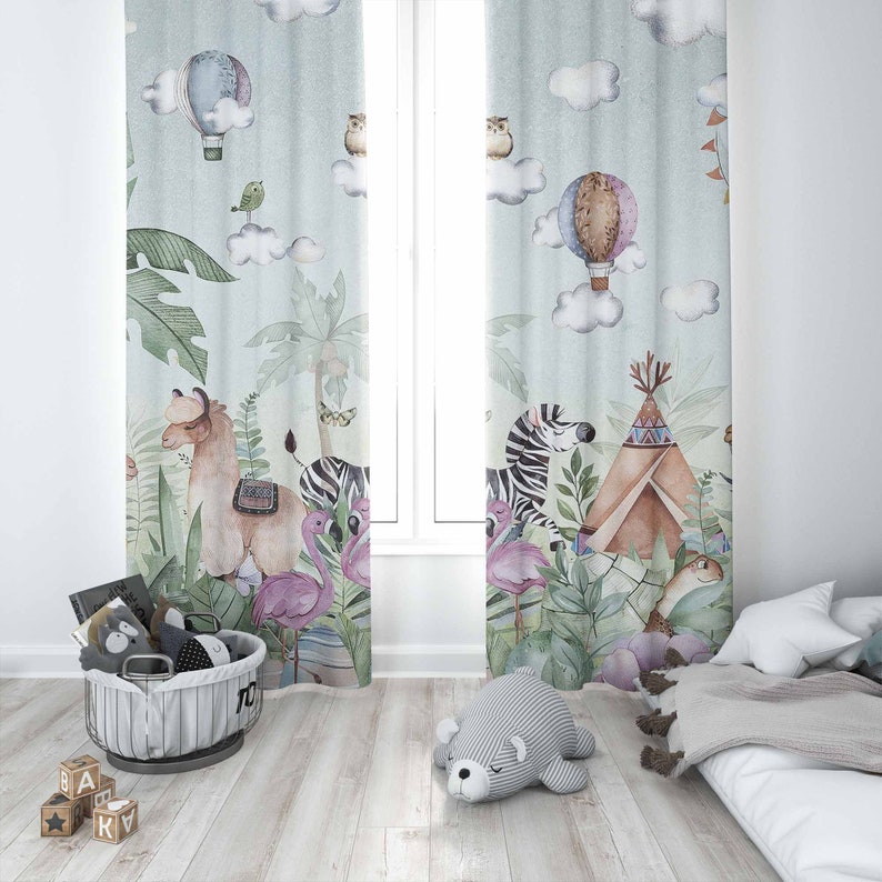 Zasłony do pokoju dziecięcego  – Baby Nursery Blackout Curtains recenzja i cena