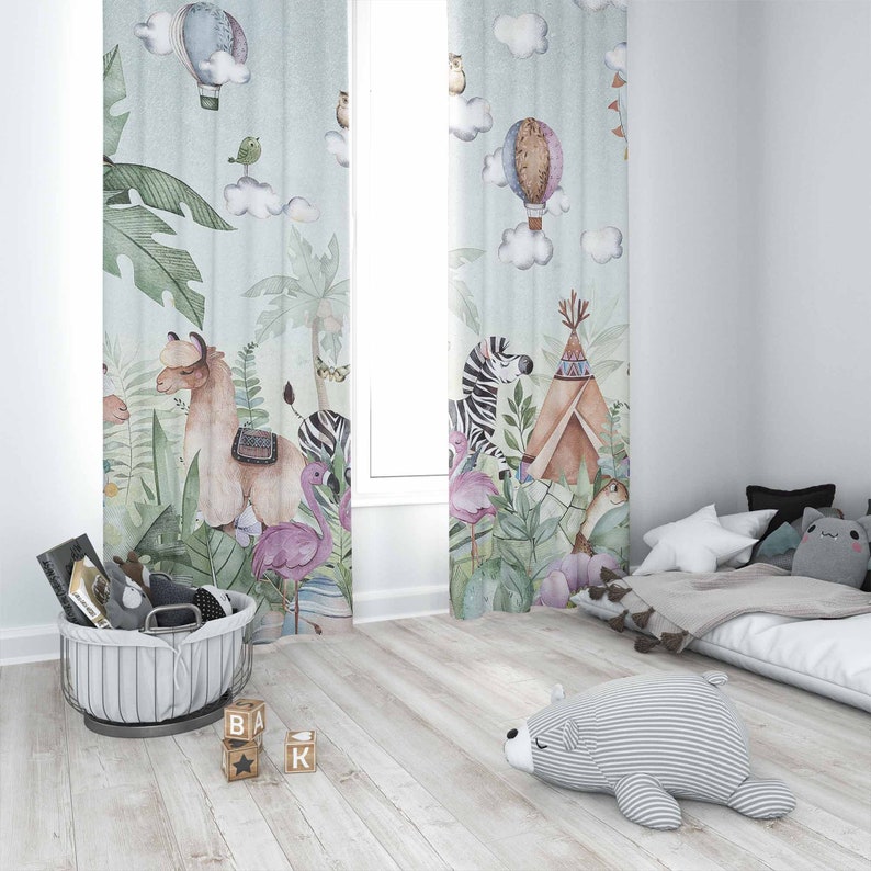 Zasłony do pokoju dziecięcego  – Baby Nursery Blackout Curtains recenzja i cena