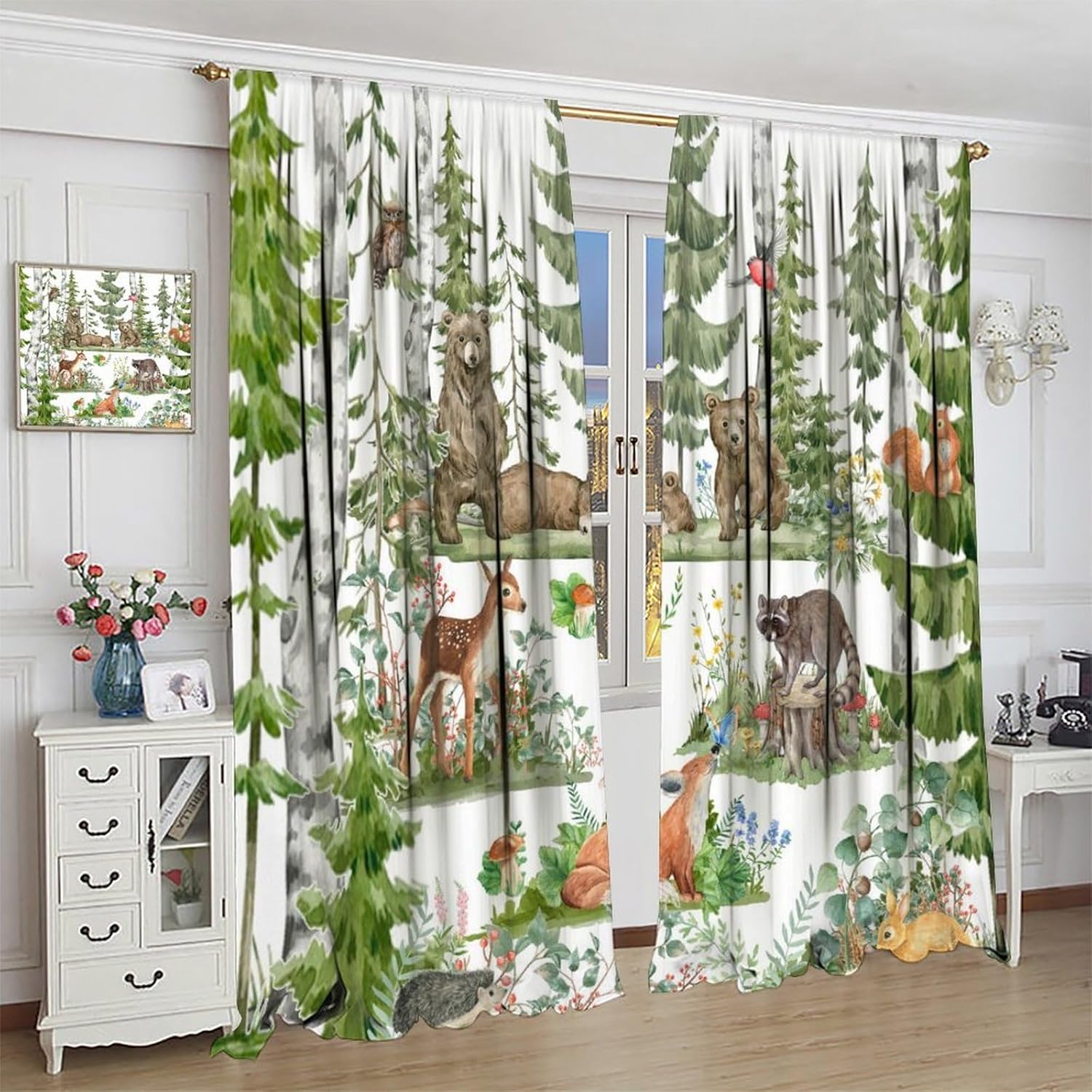 Zasłony dla dzieci z motywem z – Baby Nursery Tree recenzja i cena