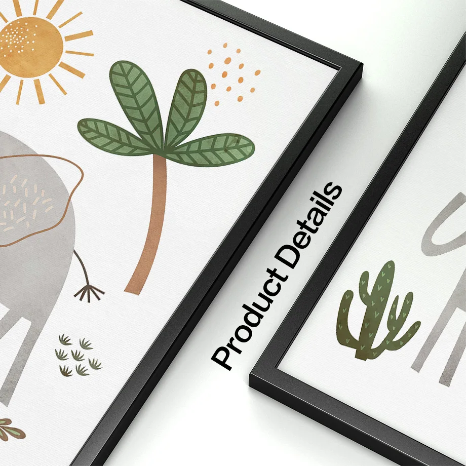 Żyrafa Słoń Tygrys Zebra Tukan – Baby Nursery Jungle Animals recenzja i cena
