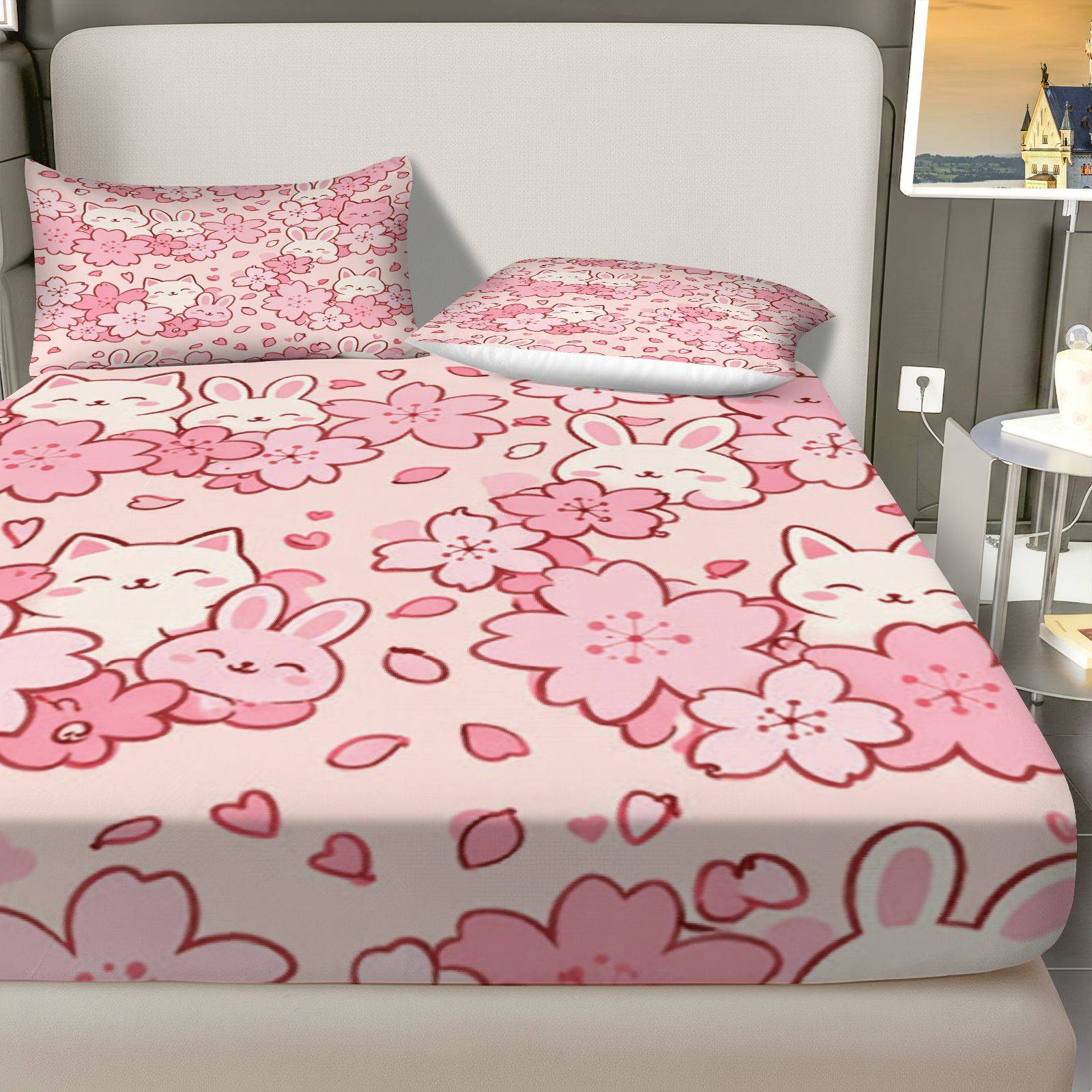 Zestaw pościeli Sakura Rabbit  – Baby Nursery Bedding Sets recenzja i cena