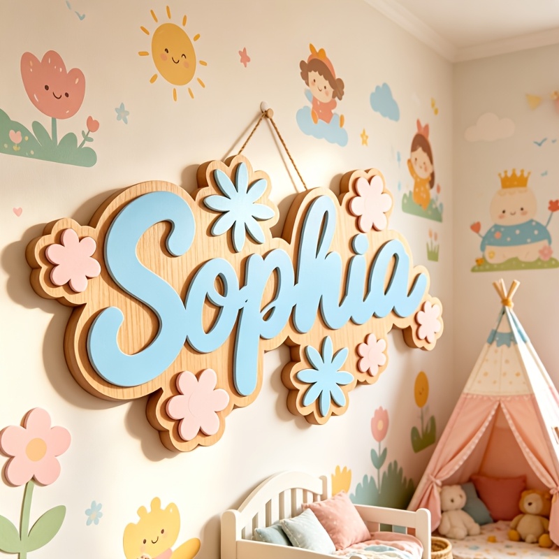 Spersonalizowana tabliczka z i – Baby Nursery Toy recenzja i cena