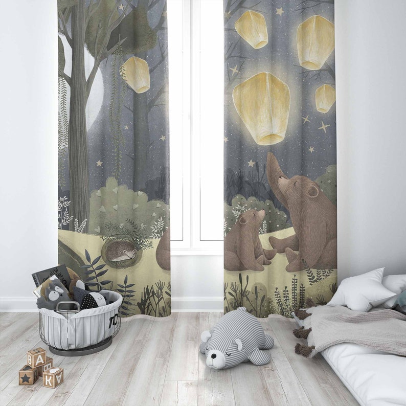 Zasłony do pokoju dziecięcego  – Baby Nursery Blackout Curtains recenzja i cena