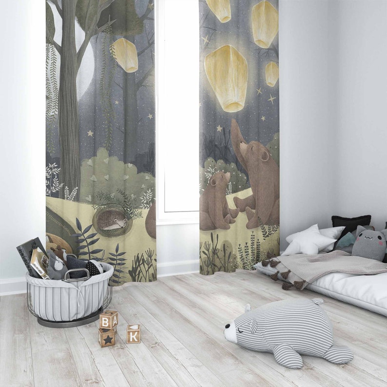 Zasłony do pokoju dziecięcego  – Baby Nursery Blackout Curtains recenzja i cena