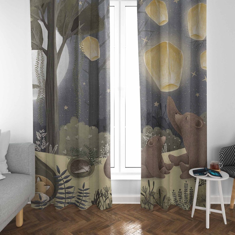 Zasłony do pokoju dziecięcego  – Baby Nursery Blackout Curtains recenzja i cena
