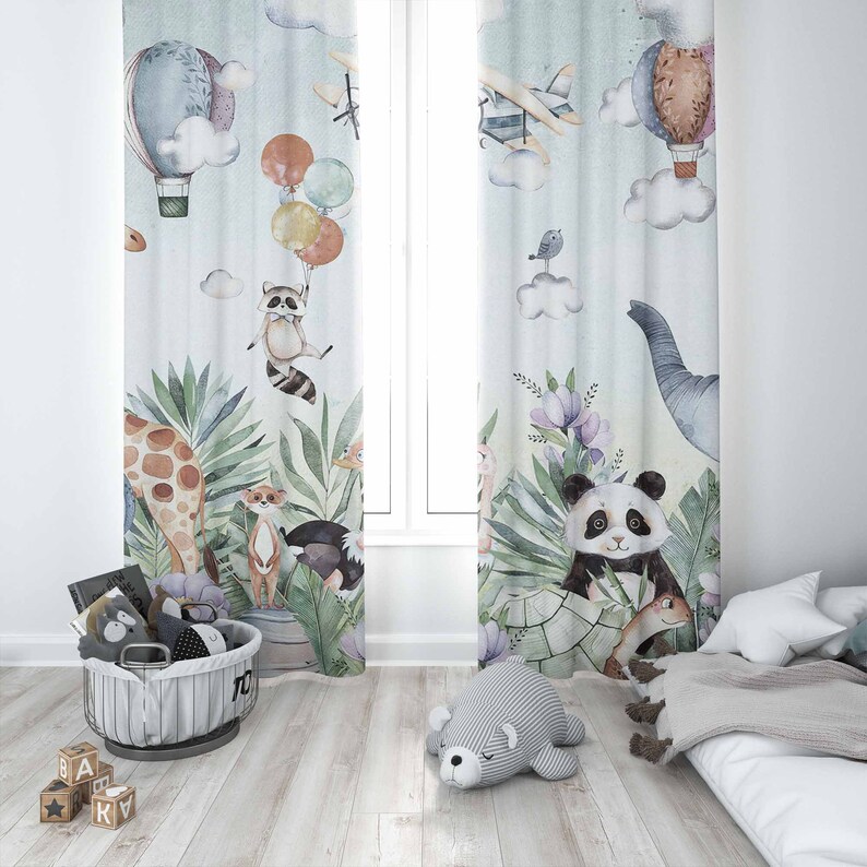 Zasłony do pokoju dziecięcego  – Baby Nursery Blackout Curtains recenzja i cena