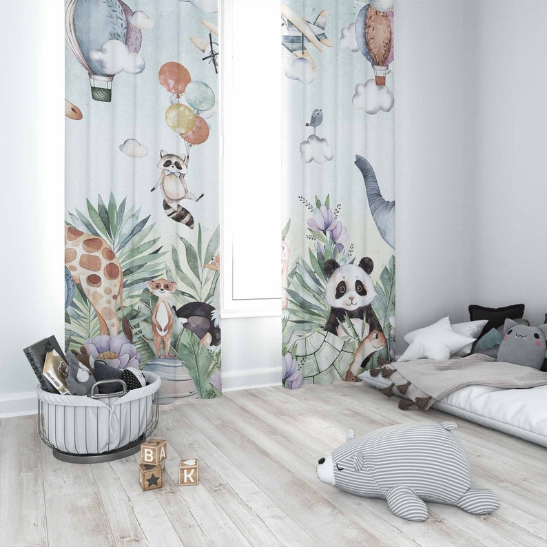 Zasłony do pokoju dziecięcego  – Baby Nursery Blackout Curtains recenzja i cena